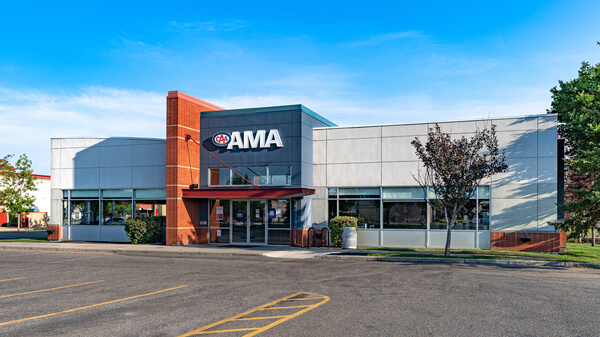AMA Travel and ICE foreign exchange services at Shawnessy AMA Centre in Calgary Alberta