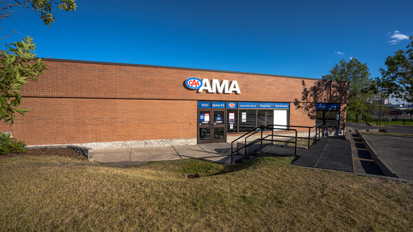 AMA Travel and ICE foreign exchange services at Sunridge AMA Centre in Calgary Alberta