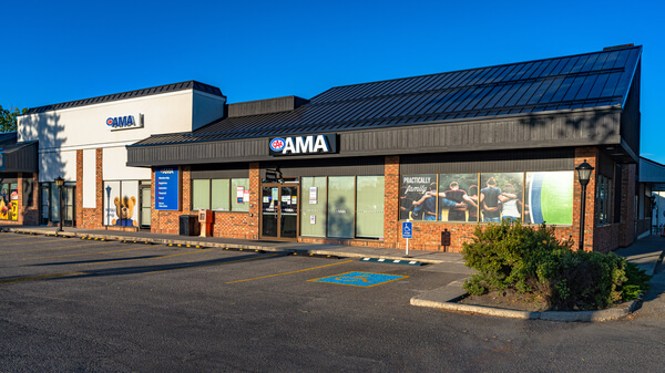 AMA Travel and ICE foreign exchange services at Willow Park AMA Centre in Calgary Alberta