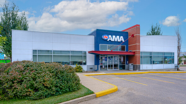 AMA Travel and ICE foreign exchange services at Fort McMurray AMA Centre in Alberta
