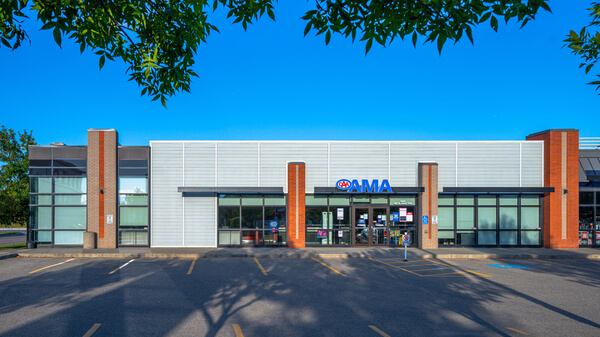 AMA Travel and ICE foreign exchange services at St. Albert AMA Centre in Alberta